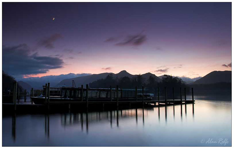 Derwent Water at dusk