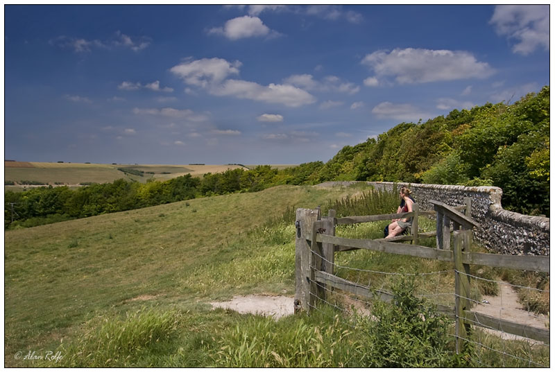 Overlooking Cuckmere Haven