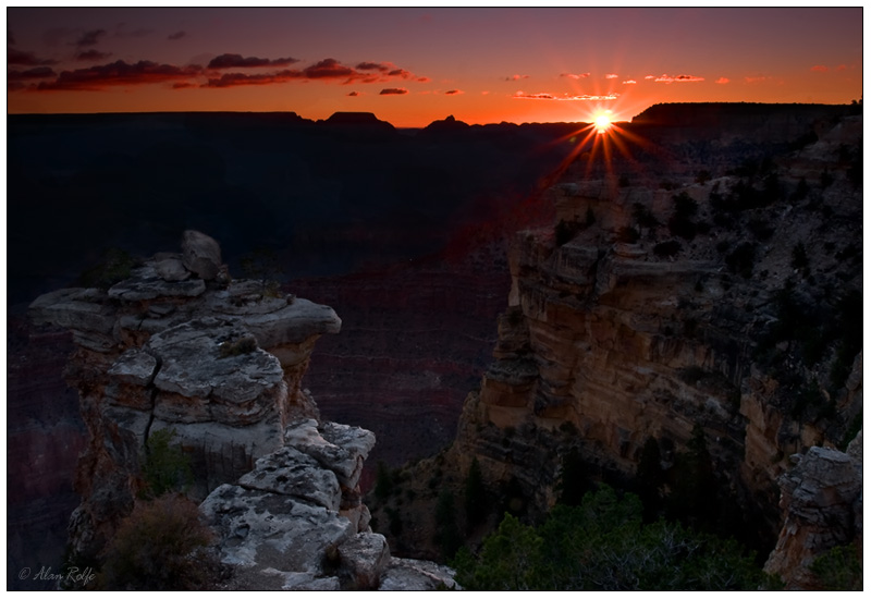 Sunrise over the Canyon