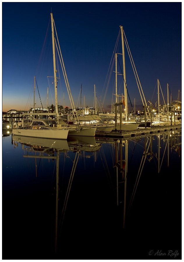 The marina