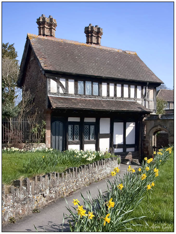 In the churchyard