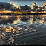 At the beach