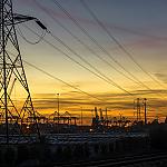 Industrial sunset