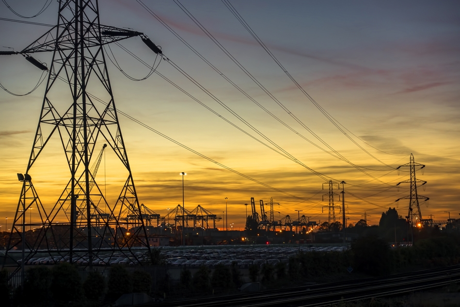 Industrial sunset
