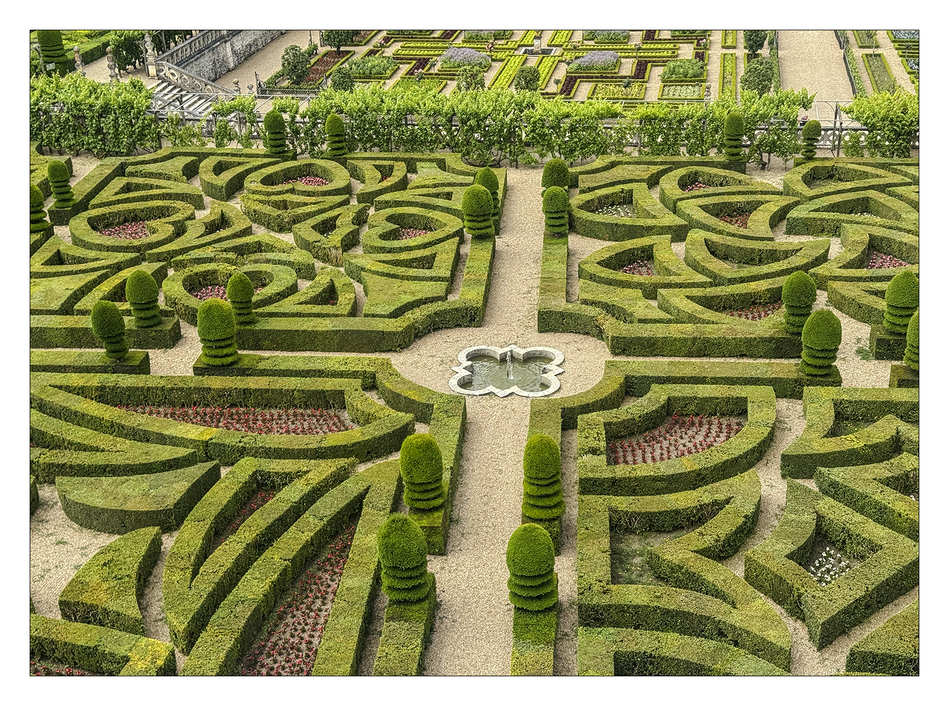 The gardens of Château de Villandry