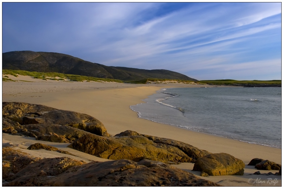 A beach on Barra