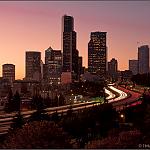 Seattle at sunset