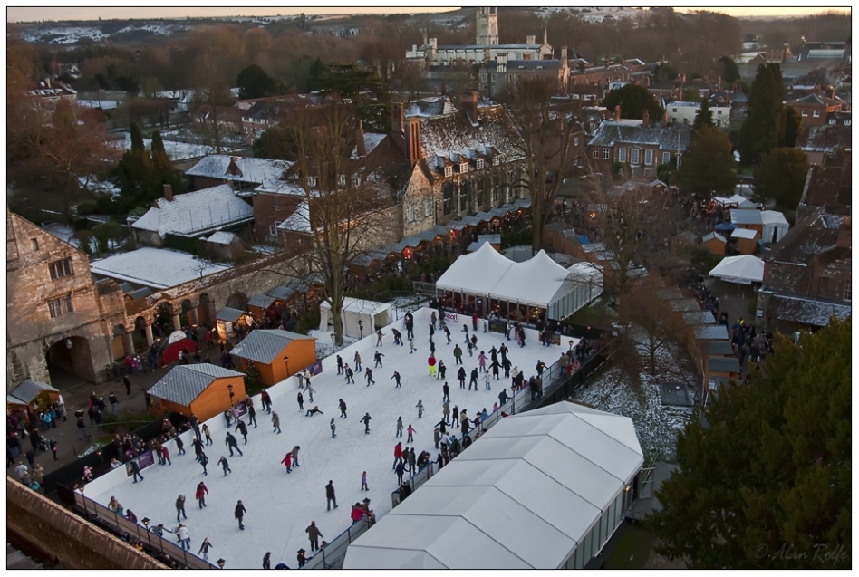 Skating is not just for Christmas....